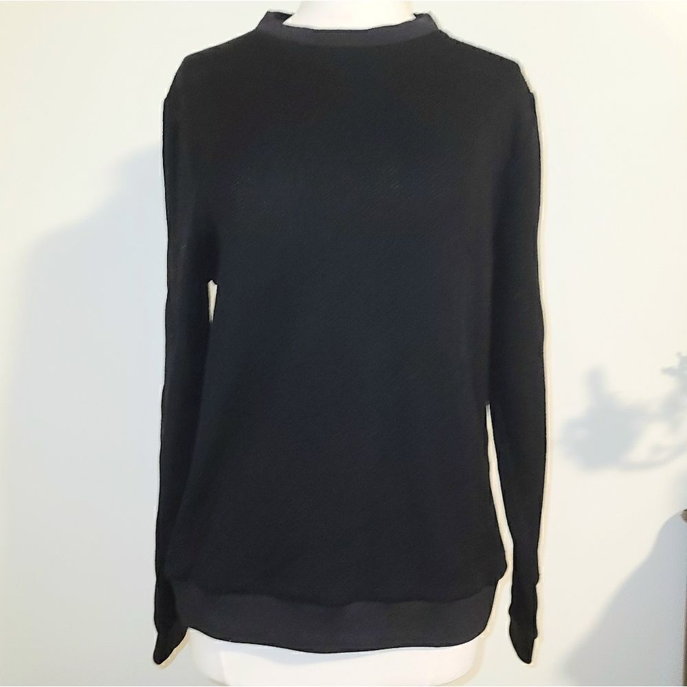 Alexander Wang | Black Knit Crewneck Sweater